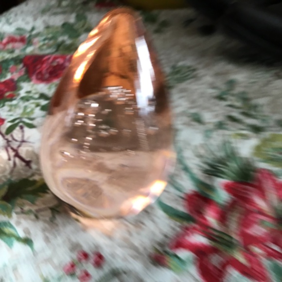 Vintage Glass Paper Weight - Glass Egg Shaped Paper Weight - Desk Paper Weight - Picture 6 of 6